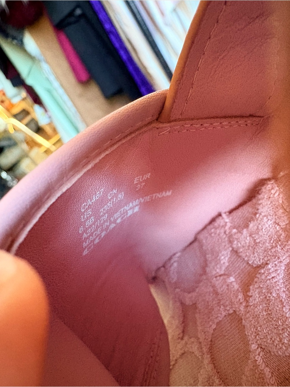 Coach Platform Sandals Pink Leather